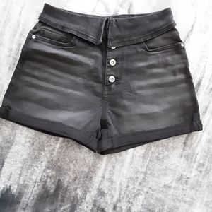 NoBo black denim shorts